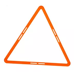 Тренировочная напольная сетка треугольная Agility Grid C-1414     Оранжевый (58508079)