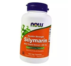 Экстракт молочного чертополоха, Silymarin Milk Thistle Extract 300, Now Foods  100вегкапс (71128100)