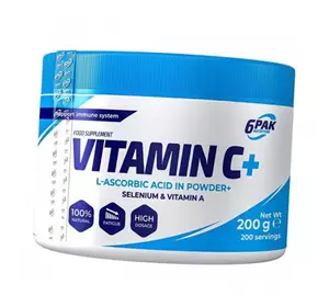 Витамины С и А с Селеном, Vitamin C Plus, 6Pak  200г Без вкуса (36350011)