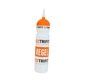 Спортивная бутылка Extrifit   1000мл Бело-оранжевый с носиком (09002002)