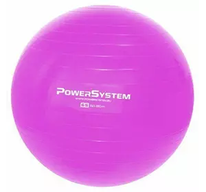 Мяч для фитнеса и гимнастики PS-4012 Power System   65см Розовый (56227048)