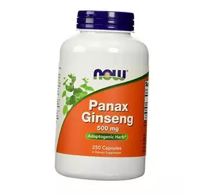 Корень женьшеня, Panax Ginseng 500, Now Foods  250капс (71128109)