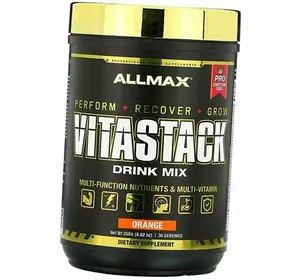 Витамины для спортсменов, Vitastack Drink, Allmax Nutrition  250г Апельсин (36134013)
