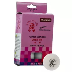 Набор мячей для настольного тенниса Giant Dragon Gold MT-6561    Белый 6шт (60508459)