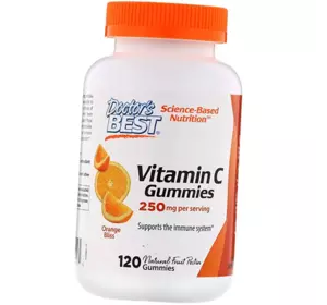 Витамин С жевательный, Vitamin C Gummies, Doctor's Best  120таб (36327070)