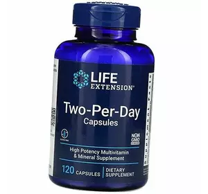 Мультивитамины Дважды в День, Two-Per-Day, Life Extension  120капс (36346007)