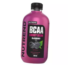 Аминокислоты с Кофеином, BCAA Energy Drink Bottle, Nutrend  330мл Ожина (28119015)