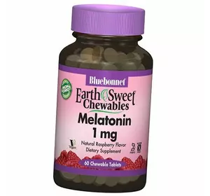 Мелатонин, Melatonin 1, Bluebonnet Nutrition  60таб Малина (72393003)
