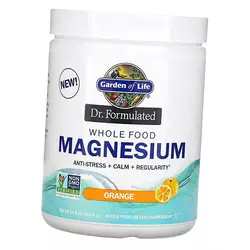 Цельнопищевой Магний, Dr. Formulated Whole Food Magnesium, Garden of Life  419г Апельсин (36473025)