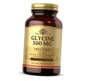 Глицин, Glycine 500, Solgar  100вегкапс (27313012)