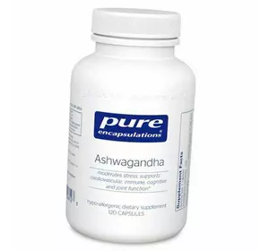 Ашваганда, Ashwagandha, Pure Encapsulations  120капс (71361004)