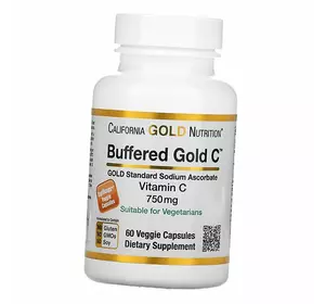 Буферизованный Витамин С, Buffered Vitamin C 750, California Gold Nutrition  60вегкапс (36427026)