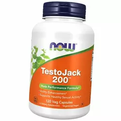 Формула мужской эффективности, Testo Jack 200, Now Foods  120вегкапс (08128007)
