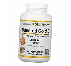 Буферизованный Витамин С, Buffered Vitamin C 750, California Gold Nutrition  240вегкапс (36427026)
