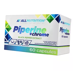 Экстракт Черного перца и Хром, Piperine + Chrome, All Nutrition  60капс (71003008)