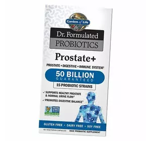 Пробиотики для поддержки простаты, Dr. Formulated Probiotics Prostate+, Garden of Life  60вегкапс (72473002)