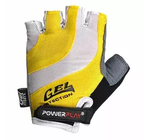 Велосипедные перчатки 5034 Power Play  L Желтый (07228050)