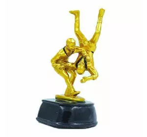 Статуэтка наградная Самбисты C-3278     Золотой-черный (33429082)