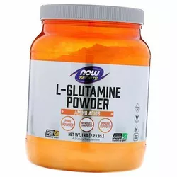 Глютамин, L-Glutamine Powder, Now Foods  1000г (32128001)
