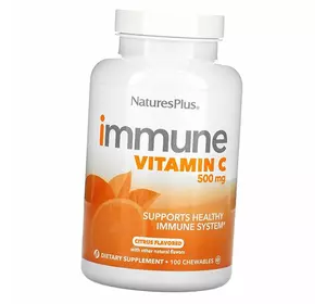 Витамин С для иммунитета, Immune Vitamin C 500, Nature's Plus  100таб Цитрус (36375172)