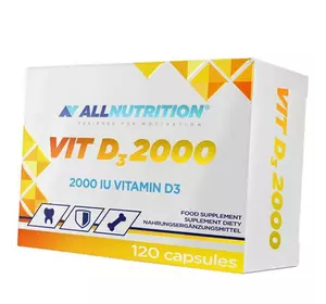 Витамин Д3, Vitamin D3 2000, All Nutrition  120капс (36003006)