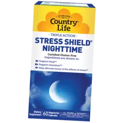 Комплекс для крепкого сна, Stress Shield Nighttime, Country Life  60вегкапс (71124010)