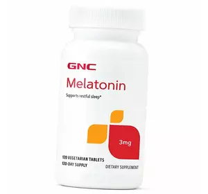 Мелатонин, Melatonin 3, GNC  120вегтаб (72120004)