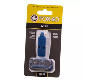 Свисток судейский пластиковый Mini FOX40-MINI     Синий (33508372)