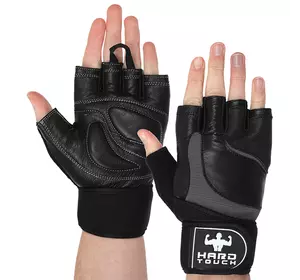 Перчатки спортивные SB-9530 Hard Touch  S Черный (07452018)