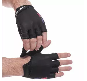 Перчатки для фитнеса FG-010 Hard Touch  S Черный (07452009)