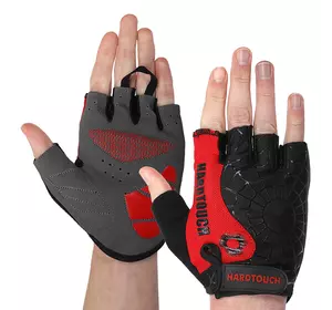 Перчатки для фитнеса FG-9525 Hard Touch  M Черно-красный (07452016)