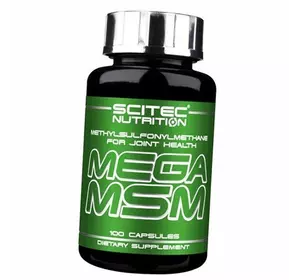 Метилсульфонилметан, Mega MSM, Scitec Nutrition  100капс (03087007)