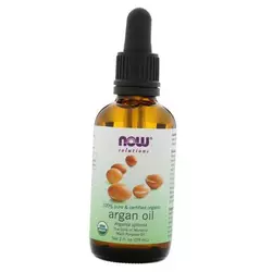 Аргановое масло для кожи и волос, Argan Oil Organic, Now Foods  59мл  (43128006)