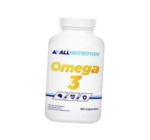 Жирные кислоты, Омега 3, Omega 3, All Nutrition  90гелкапс (67003001)