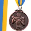 Медаль спортивная с лентой Бокс C-4337     Бронзовый (33508364)
