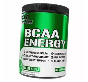 Аминокислоты с кофеином и зеленым чаем для энергии, BCAA Energy, Evlution Nutrition  270г Зеленое яблоко (28385002)