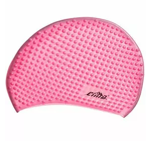 Шапочка для плавания на длинные волосы Bubble PL-1669 Cima   Розовый (60437012)