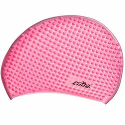 Шапочка для плавания на длинные волосы Bubble PL-1669 Cima   Розовый (60437012)
