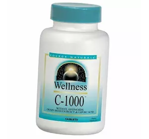 Витамин С, Wellness C-1000, Source Naturals  50таб (36355064)