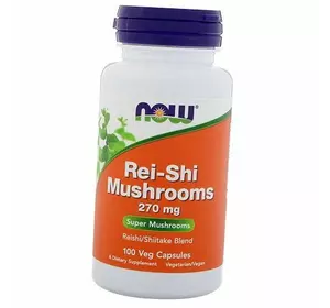 Грибы рейши, Rei-Shi Mushrooms 270, Now Foods  100вегкапс (71128095)