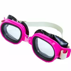 Очки для плавания детские 930 No branding   Розово-белый (60429411)