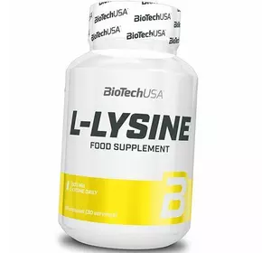 Лизин, L-Lysine, BioTech (USA)  90капс (27084023)