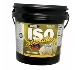 Изолят Сывороточного Протеина, ISO Sensation, Ultimate Nutrition  2270г Ваниль (29090001)