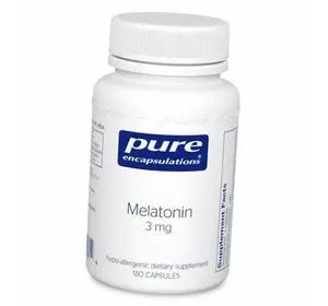 Мелатонин, Melatonin 3, Pure Encapsulations  180капс (72361002)