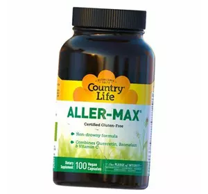 Комплекс от аллергии, Аллер-макс, Aller-Max, Country Life  100вегкапс (71124011)