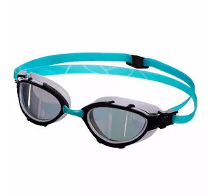 Очки для плавания Triathlon Rainbow M042706 Mad Wave   Голубо-черный (60444123)