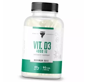 Витамин Д3, Vit. D3 4000, Trec Nutrition  90капс (36101037)