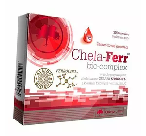 Комплекс для здоровья крови, Chela-Ferr bio complex, Olimp Nutrition  30капс (36283009)