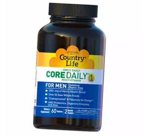 Витамины для мужчин, Core Daily-1 For Men, Country Life  60таб (36124022)