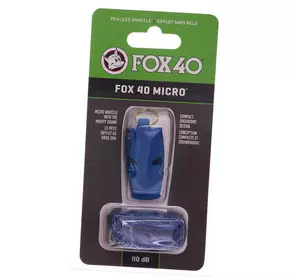 Свисток судейский Whistle Micro Safety FOX40-9513     Синий (33508216)